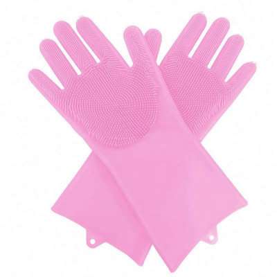 various color dog brush glove,Silicone Cleaning Brush Gloves,Dish washing glove